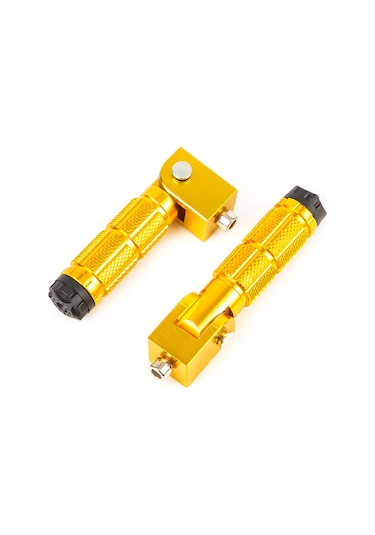 Tenfowee M3 Küçük Maymun Elektrikli Bisiklet İçin Katlanır Alüminyum Ayak Pedalları Kaymaz Tasarım, 8mm Uyumlu, Kırmızı