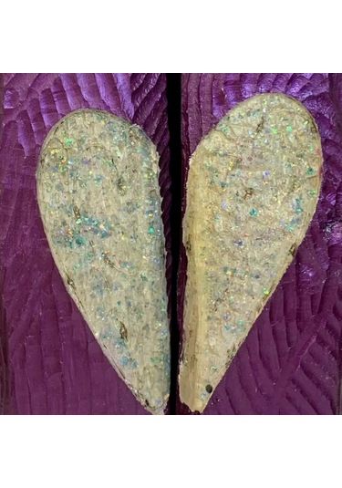 Uretti-yaşar 3037 - El Yapımı 2'li Dekoratif Kalp Desenli Lamba 2 Adet