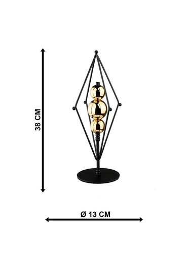 Köln Siyah Aksesuar Gold Kaplama Top