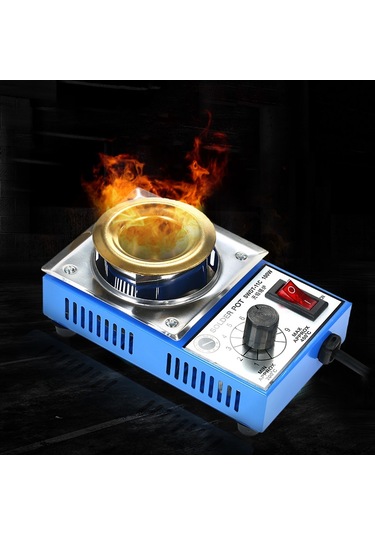 Hallow 100 W 220 V 38 MM 250g Mini Kurşunsuz Lehim Pot Titanium