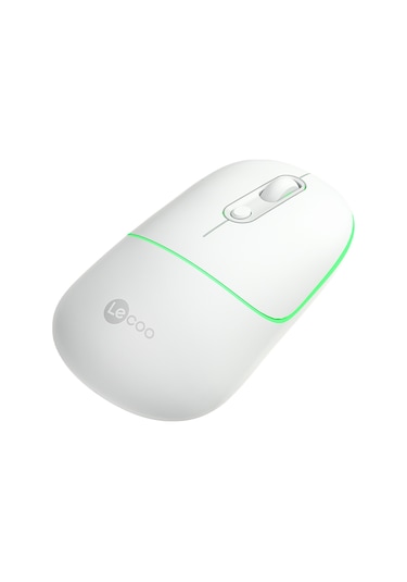 Lecoo WS210 Kablosuz 1600DPI 6 Tuşlu Çift Modlu RGB Şarj Edilebilir Sessiz Mouse