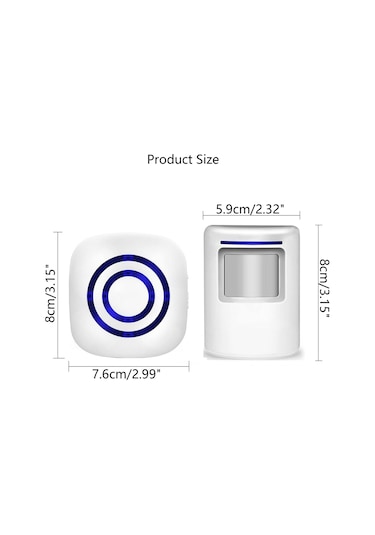 Akıllı Alarm Güvenlik Görevlisi Akıllı Uyarı Sistemi Kablosuz