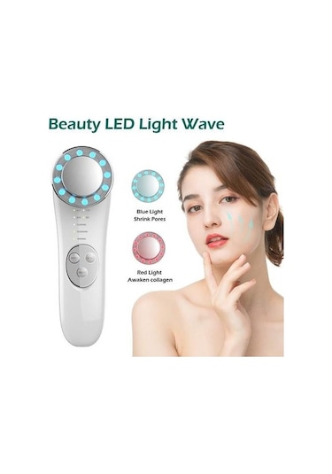 Yüz Masajı Gençleştirme Cihazı Kırışıklıkları Temizleme Ve Cilt Sıkılaştırma Cilt Bakım Araçları Kaldırma Masaj Makinesi Led Maskesi 8bpb4z Beyaz