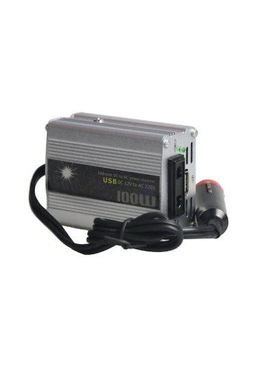 Novahub Taşınabilir 100w Araba İnvertörü - 12v'den 220v'a Çevirici, Usb İle Hızlı Şarj