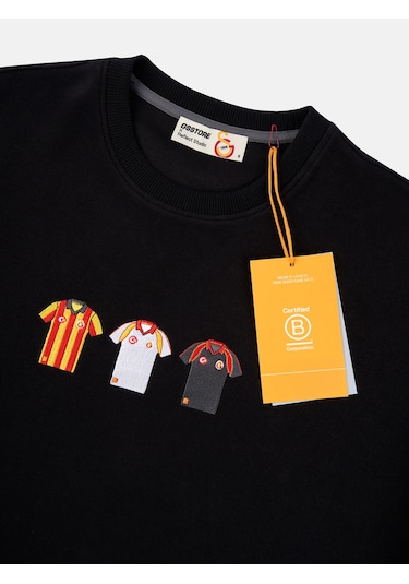 Gsstore X Reflect Studio Basic Yaka Forma Icon Sweatshirt E242402 Siyah