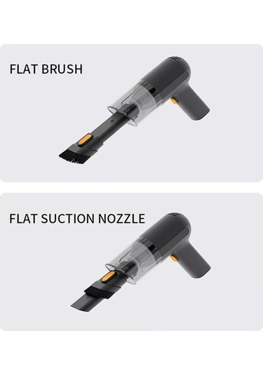 Wondernest Tipi Taşınabilir Süpürge Sones Siyah Güçlü Elektrikli El Süpürgesi Siyah