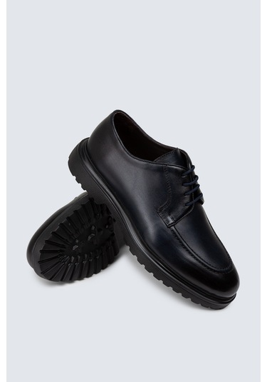 Deery Hakiki Deri Lacivert Günlük Erkek Ayakkabı - 01931mlcve01 Lacivert