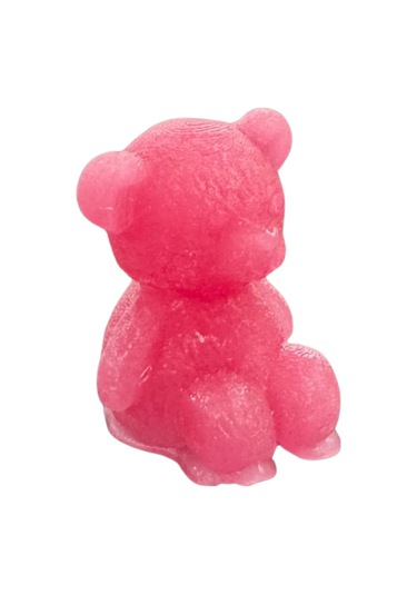 Tahtakale Toptancı Silikon 3d Mini Süslemelik Oturan Sevimli Ayıcık Mum Kalıbı