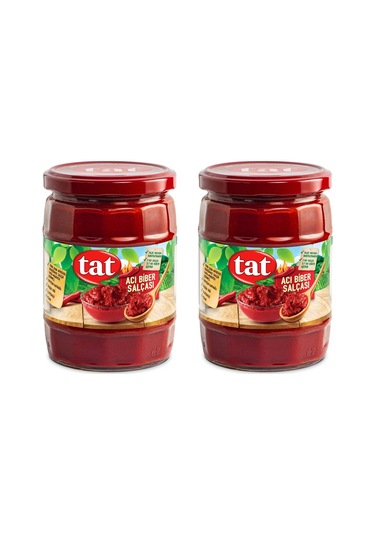 Tat Acı Biber Salçası 550 Gr Cam X 2 Adet