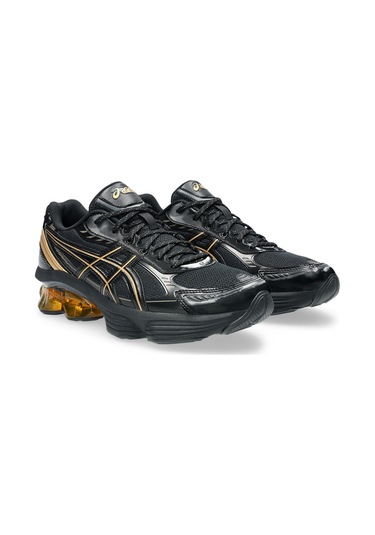 Asics Gel-kınetıc Fluent Unisex Black/pure Silver Sneakers 1203a591-001 Gri - Siyah