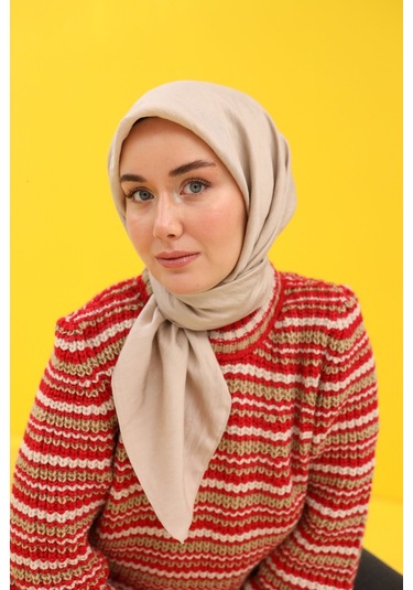 Prime Eşarp 78009-10 Açık kahverengi