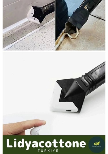 Fayans Derz Dolgu Silikon Kazıyıcı Sıyırıcı Sıyırıcı Doğrayıcı Uygulayıcı 3 İn 1 Aparat Mutfak Banyo