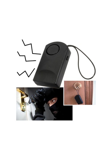 Yeni Kablosuz Dokunmatik Sensör Güvenlik Alarmı Yüksek Sesli Kapı Tokmağı Giriş Uyarısı Anti Hırsızlık