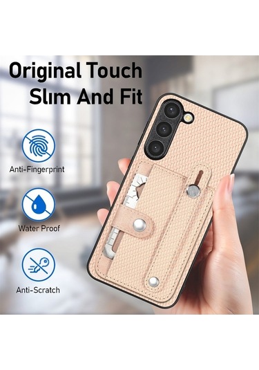 Wondernest Samsung Uyumlu S22 Kılıfı Kickstand Askılı Cüzdan Bıçak Alet 5g + Fa