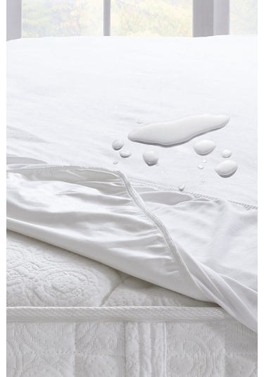 Yataş Bedding Micro Fit Sıvı Geçirmez Alez 160 x 200 CM Beyaz