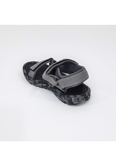 Jump 30066 Gri Cırtlı Rahat Erkek Çocuk Sandalet 001