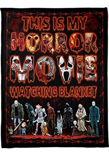 Cadılar Bayramı Korku Filmi Yumuşak Battaniye Flanel Battaniye Diğer