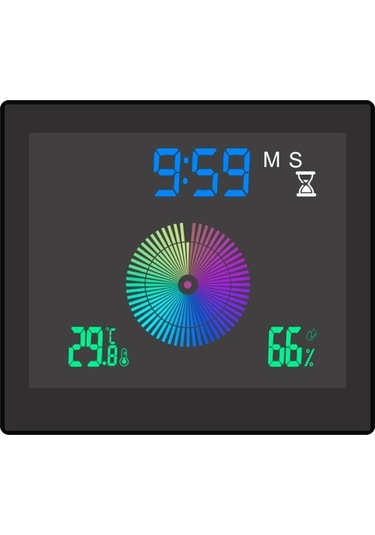 Besthome1 Dikey Su Geçirmez Termometre-higrometre, Lcd Ekranlı, Nem Ve Sıcaklık Ölçer