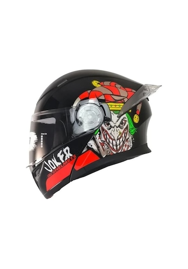 Free M 965 Çene Açılır Vizörlü Kask Joker Renkli