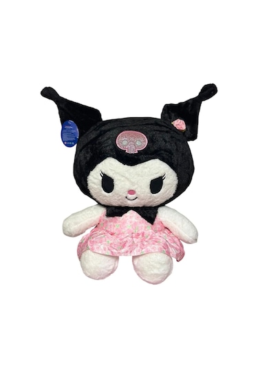 Karikatür Peluş Kuromi Sanrio Cool Peluş Oyuncak Açık Pembe - Siyah