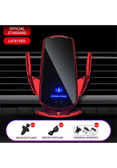 Mufunye Q3 Araç Üstü Manyetik Mobil Kablosuz Şarj Cihazı, 15w Araç Elektrikli Kablosuz Şarj Cihazı Tutucu,