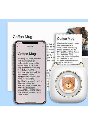 Os6998-2-5 Mini Cep Yazıcı Taşınabilir Kablosuz Termal Yazıcı