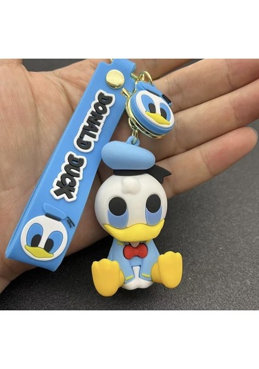 Daisy Duck Slikon Anahtarlık Çanta Süsü-1199