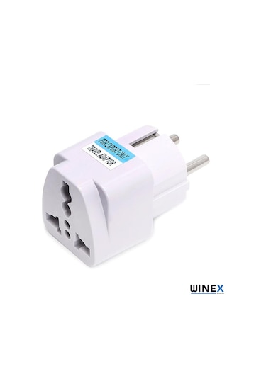 Winex Üniversal Türk Priz Çevirici Adaptör