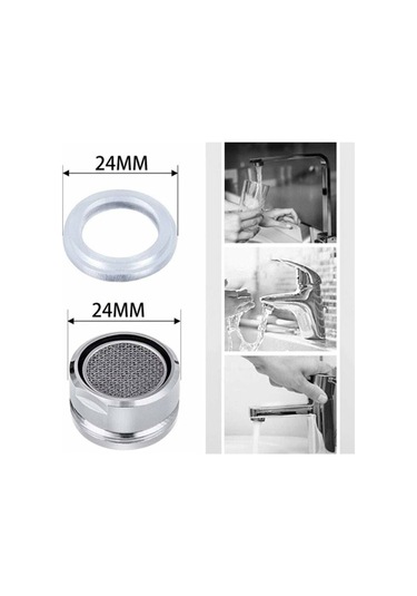 Adet M24 Havalandırma Nozulu, Erkek Dişli Musluk Filtresi Musluklar İçin Havalandırma Nozulu