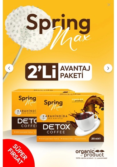 Karahindiba Etkili En Yöntem Collogen Coffee Detox Hindiba Diyet Kahve 2li Granül