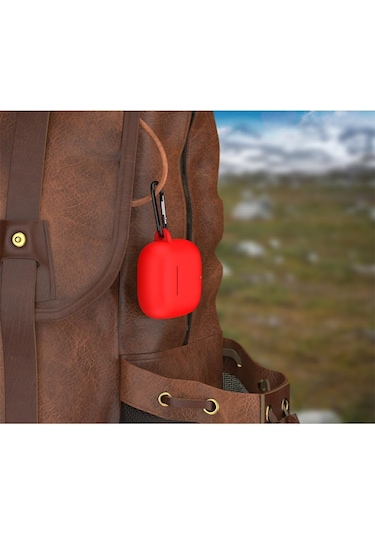 Huawei Freebuds Se 2 Uyumlu Yumuşak Silikon Kılıf+kanca Açık Mavi