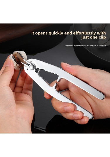 Qingmipy Zink Alloy Mutfak Aleti: Midye, Kan Midyesi Ve Ceviz Açıcı - Dayanıklı Doğru Saplı Keten Açma Araçları Diğer