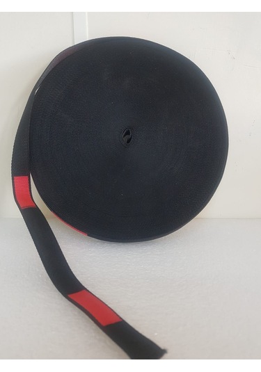 Jakarlı Dar Dokuma Polyester Şerit İp 50mt