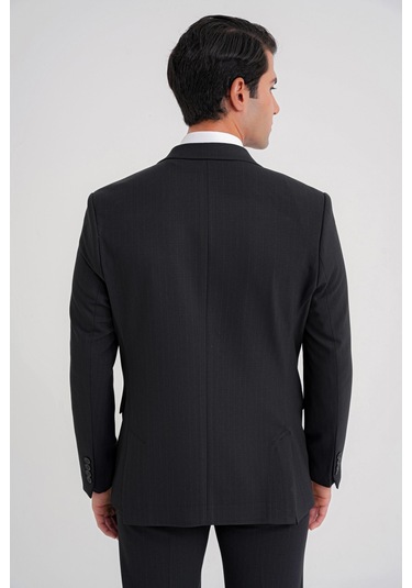 C 724 Ceket Comfort Siyah Siyah