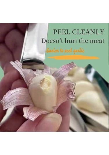 4 Adet Paslanmaz Çelik Sarımsak Soyucu - Sarımsak Soyma Klipsleri Çok Renkli