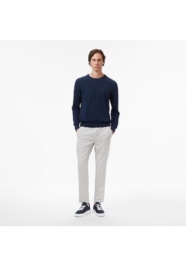 Nautica Erkek Lacivert Classic Fit Kazak Düz S57200t Lacivert