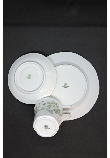 Racine Camargue Duble Vintage Kahve Fincanı 3 Parça 180 Ml Gri