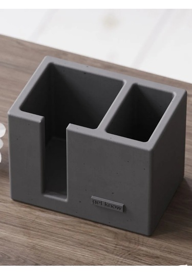 Getknow Home Beton Pamuklu Diskler İçin Kap 269943197 Siyah