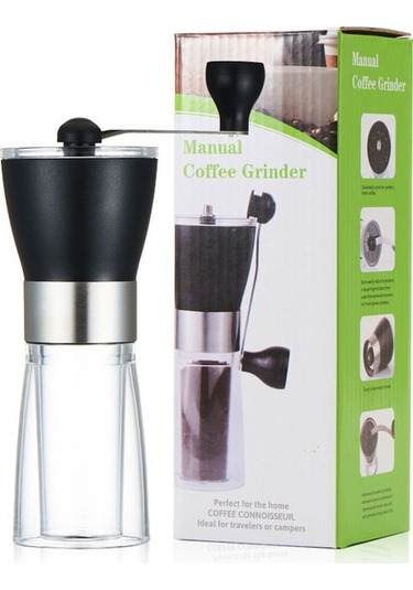 Multifonksiyonel Evsel El Girişimli Değirmen: Kahve, Zeytin, Biber Ve Tahıllar İçin Ayarı Değiştirilebilir Cam Ve Paslanmaz Çelik Diğer Diğer