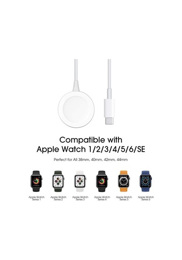 Apple Uyumlu Watch Type-C 38 40 41 42 44 45 Mm 3 4 5 6 7 Seri Şarj Aleti