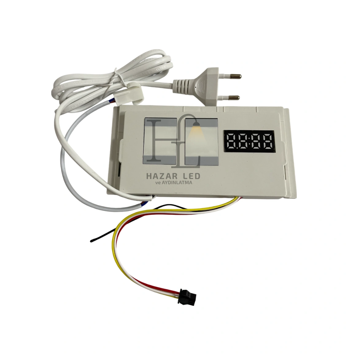 220 Volt Girişli Tunable Dokunmatik Touch Ayna Arkası Sensör Saat Termometre Buğu Önleyici Eklenebilir 12v Beyaz