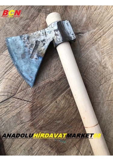 Bcn Dövme Çelik Balta Nacak Orta Boy Balta El Yapımı 700Gr Garant N11.2