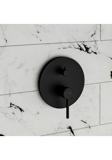 Fause Ankastre Banyo Bataryası Adonis 2 Yönlü Siyah Kab101-2B Mat Siyah