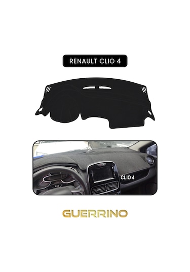 Renault Clio 4torpido Koruma Halısı Siyah Kenar