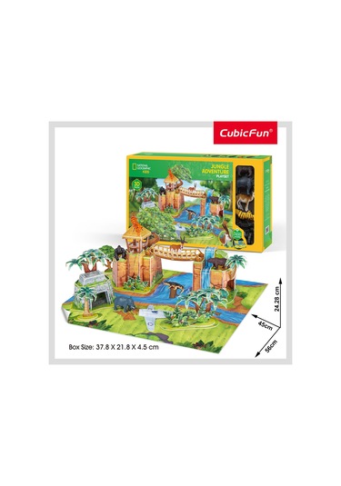National Geographic Kids Orman Hayvanları Oyun Seti 3d Puzzle Ds1077h