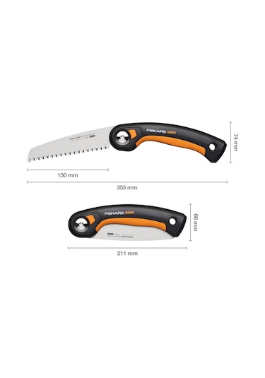 Fiskars 1067552 Plus Katlanır Testere Sw68 15 Cm