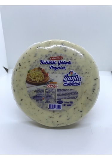 Yayla Gurme Yöresel Kekikli Göbek Kaşar Peyniri 500 G