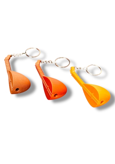 Bağlama Maskot Anahtarlık 9cm Yüksekliğinde 3 Cm Genişliğinde