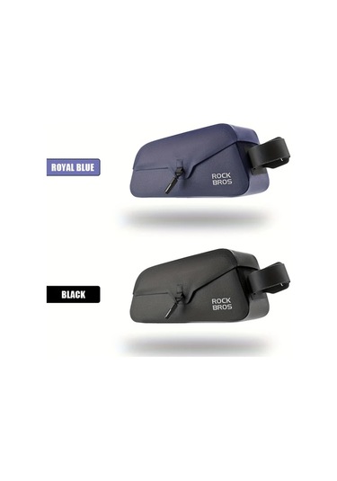 Willowhaven 1pc Royal Blue Rock Bros Manyetik Bisiklet Üst Boru Çantası Ayarlanabilir Kayış Dayanıklı Polyester Ahşap