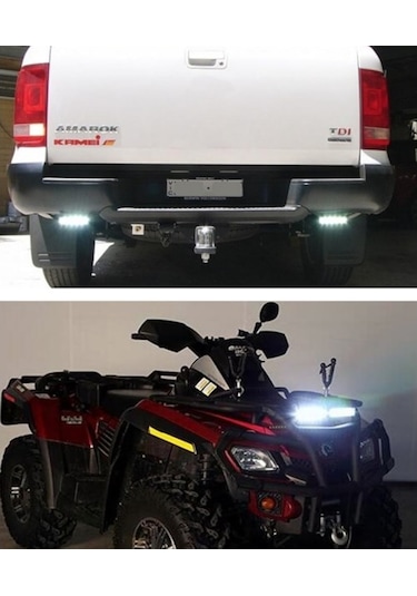 6 Led 18 W Off Road Gündüz Farı Sis Farı Yayıcı Delici Off Road